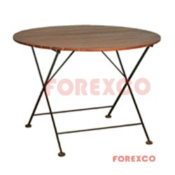 WOOD -STEEL TABLE 012